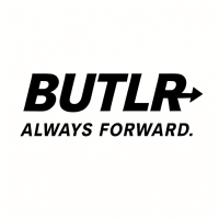 Butlr logo with tagline 'Always Forward' on a white background