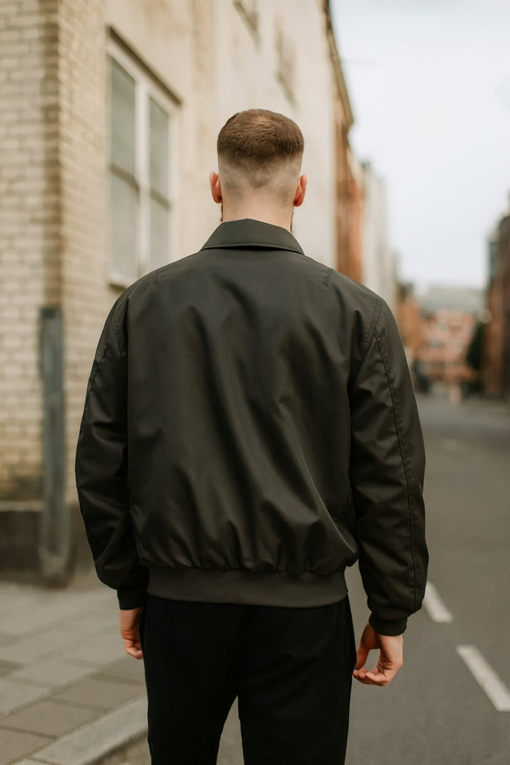 Padded bomber jacket